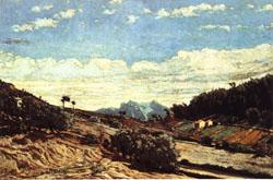 Paul-Camille Guigou Landscape in Provence Spain oil painting art